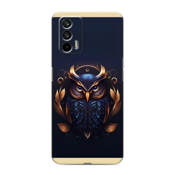 Чехол с рисунком «Стильная Сова» для Realme 7