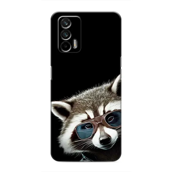 Чехол с рисунком «Стильный Енот» для Realme 7 Чехол с рисунком «Стильный Енот» для Realme 7