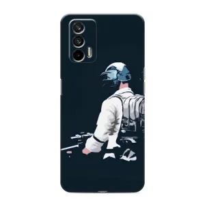 Чохол з картинкою "Герой Pubg" на Realme 7 (В екіперівці)