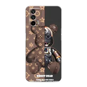 Силиконовый чехол для Realme 7 (Медмедь Луи Виттон)