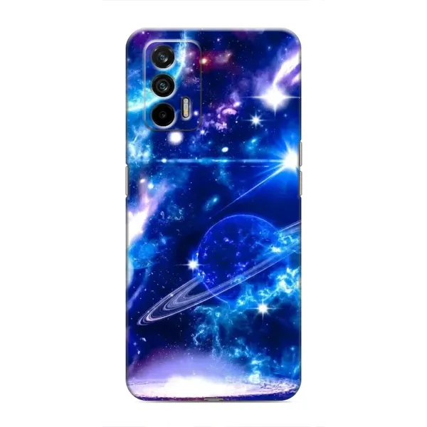 Чехол с рисунком «Яркий космос» для Realme 7