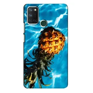 Чохол з зображенням смачної їжі для Realme 7i (Ананас)