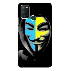 Чехол с Украинской символикой на Реалми 7i (Анонимус патриот)
