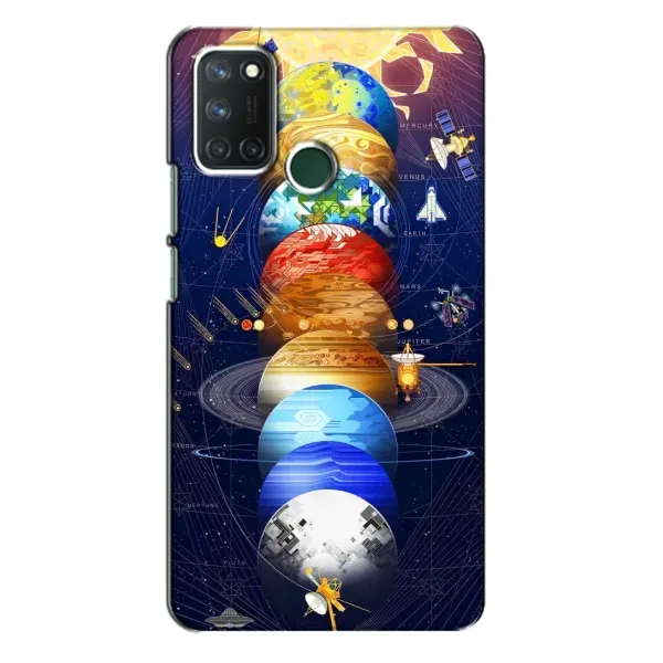 Чехол с рисунком «Арт планети» для Realme 7i Чехол с рисунком «Арт планети» для Realme 7i