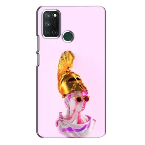 Чохол з Прикольним Принтом на Realme 7i (АРТ Статуя)