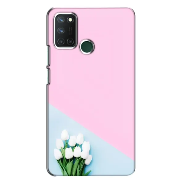 Чехол с рисунком «Белые тюльпаны» для Realme 7i Чехол с рисунком «Белые тюльпаны» для Realme 7i