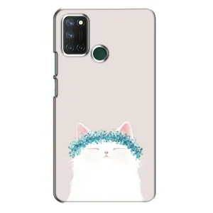 Чохол на тематику: Коти для Realme 7i (Білий котик)