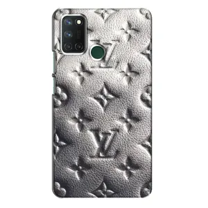 Текстурный Чехол Louis Vuitton для Реалми 7i (Бежевый ЛВ)