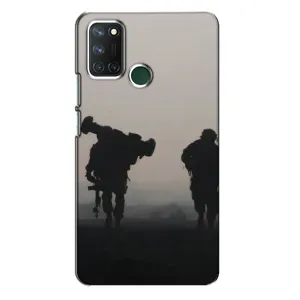 Чехлы на военную тематику для Realme 7i (Бой солдат)