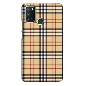 Чехол с рисунком «Burberry стиль» для Realme 7i
