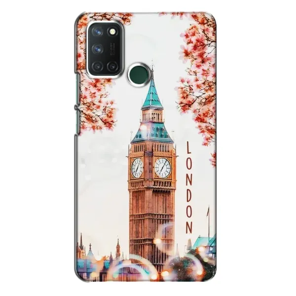 Чехол с рисунком «Часы Лондон» для Realme 7i