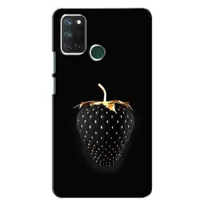 Чохол з зображенням смачної їжі для Realme 7i (Чорна полуниця)