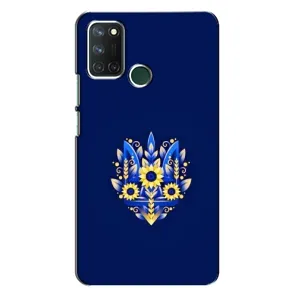 Чехол Укр Символика для Realme 7i (Цветущий Герб)