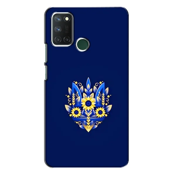 Чехол с рисунком «Цветущий Герб» для Realme 7i