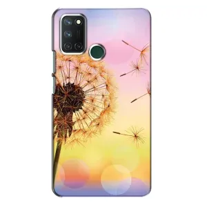 Силиконовый Чехол с одуванчиками на Realme 7i (Цветок-одуванчик)
