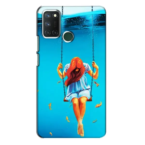 Чехол с рисунком «Девушка на качели» для Realme 7i Чехол с рисунком «Девушка на качели» для Realme 7i