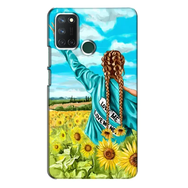 Чехол с рисунком «Девушка на поле» для Realme 7i Чехол с рисунком «Девушка на поле» для Realme 7i