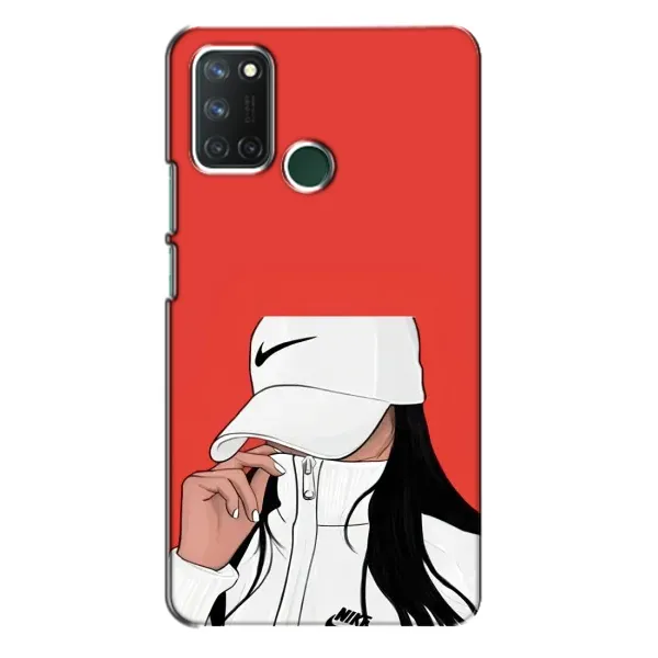 Чехол с рисунком «Девушка Nike» для Realme 7i Чехол с рисунком «Девушка Nike» для Realme 7i