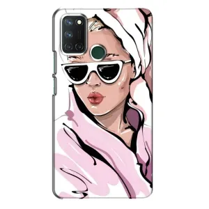 Чохол з картинкою Модні Дівчата Realme 7i (Дівчина в халаті)
