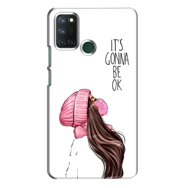 Чехол с рисунком «Девушка в маске» для Realme 7i Чехол с рисунком «Девушка в маске» для Realme 7i