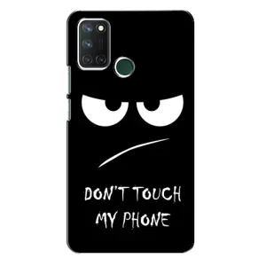 Чехол с прикольным текстом на Realme 7i (Dont)