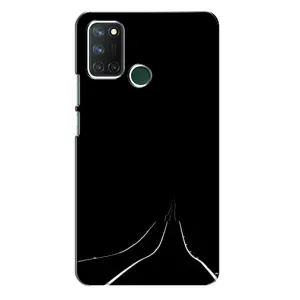 Чохол з картинками на чорному фоні для Realme 7i (Дорога)