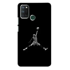 Силиконовый Чехол Nike Air Jordan на Реалми 7i (Джордан)