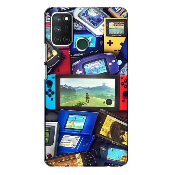 Чехол с рисунком «Джойстики» для Realme 7i Чехол с рисунком «Джойстики» для Realme 7i