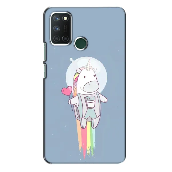 Чехол с рисунком «Единорог космонавт» для Realme 7i Чехол с рисунком «Единорог космонавт» для Realme 7i