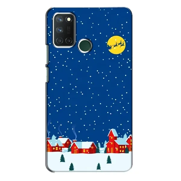 Чехол с рисунком «Город в снегу» для Realme 7i