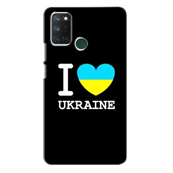 Чехол с рисунком «I Love Ukraine» для Realme 7i Чехол с рисунком «I Love Ukraine» для Realme 7i