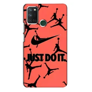 Силиконовый Чехол Nike Air Jordan на Реалми 7i (Just Do It)
