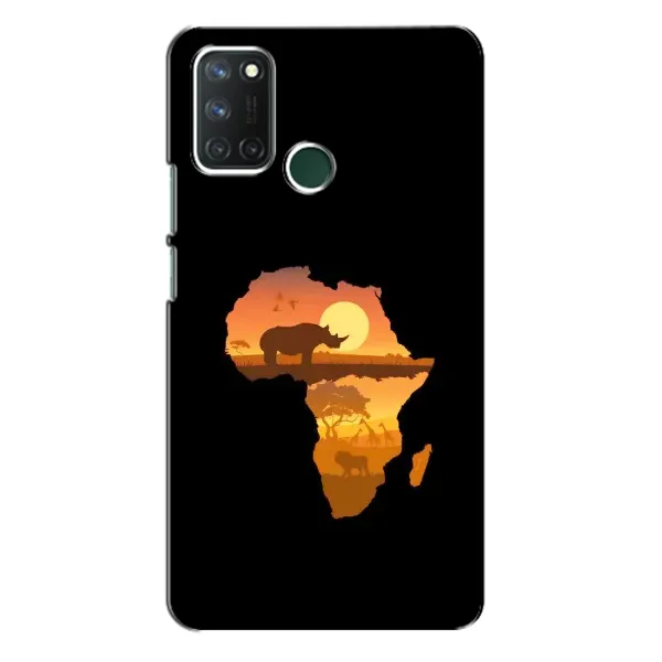 Чехол с рисунком «Карта» для Realme 7i Чехол с рисунком «Карта» для Realme 7i