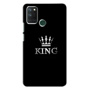 Чохол (Корона на чорному фоні) для Реалмі 7i (KING)