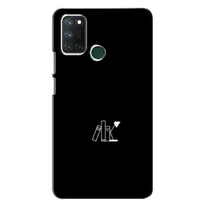 Чохол з картинками на чорному фоні для Realme 7i (Книжки)
