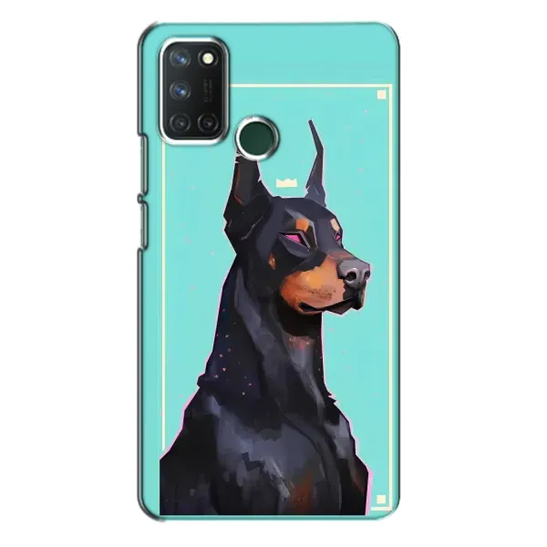 Чехол с рисунком «Король доберман» для Realme 7i Чехол с рисунком «Король доберман» для Realme 7i