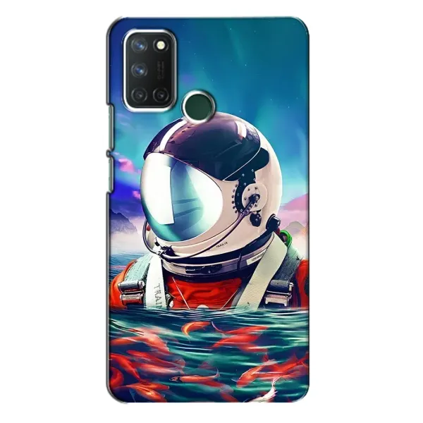 Чохол з малюнком «Космонавт у воді» для Realme 7i Чохол з малюнком «Космонавт у воді» для Realme 7i