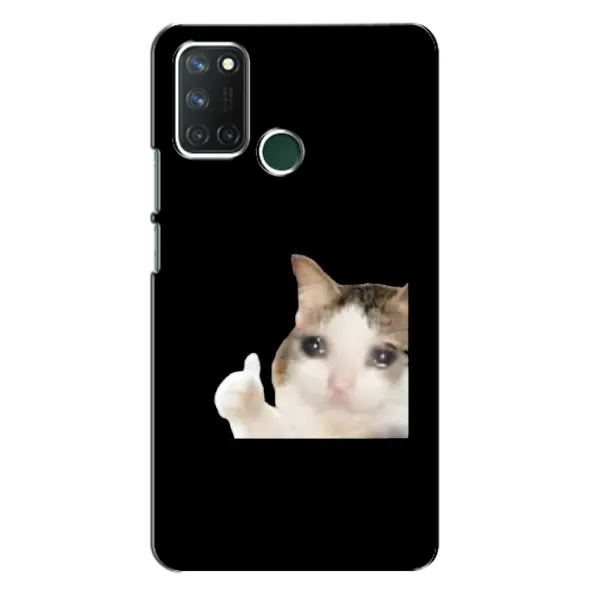 Чехол с рисунком «Кот в слезах» для Realme 7i Чехол с рисунком «Кот в слезах» для Realme 7i