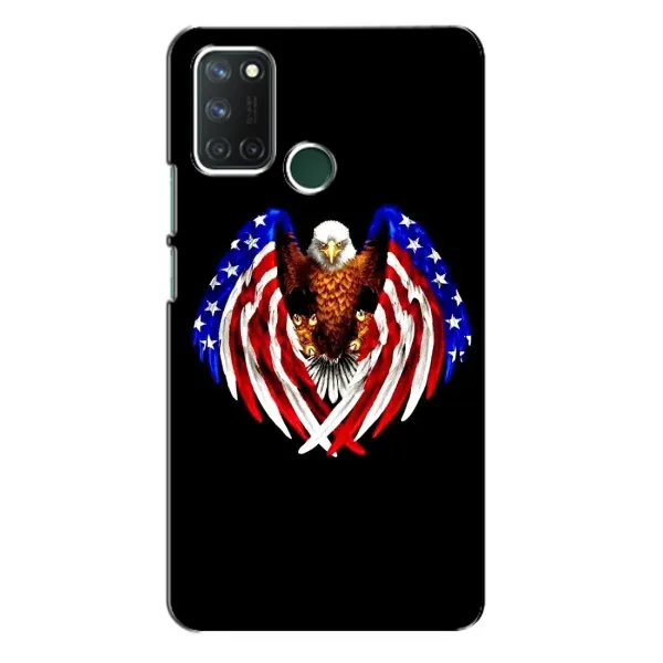 Чехол с рисунком «Крылья США» для Realme 7i