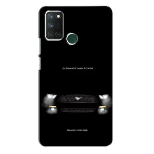 Чехлы с тематикой "Крутые машины" на Realme 7i (Черный Land Rover)