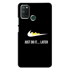 Силиконовый Чехол на Realme 7i с картинкой Nike (Later)