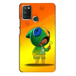 Чохол Бравл Старс для Realme 7i (LEON в кофті)