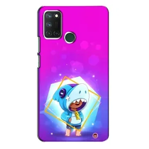 Чохол Бравл Старс для Realme 7i (Леон у костюмі Акули)