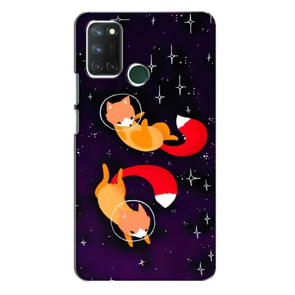 Чехол с рисунком «Лисы» для Realme 7i Чехол с рисунком «Лисы» для Realme 7i