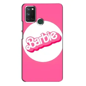 Силіконовый Чохол Барбі фільм на Realme 7i (Лого Барбі)