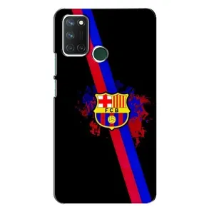 Чехол для Realme 7i (Барселона) (Лого Барсы)