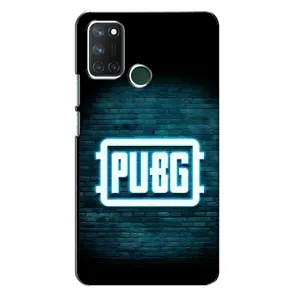 Чехол (TPU) с картинкой "Лого Пабг" на Реалми 7i (Лого PUBG)