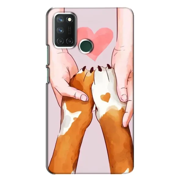 Чехол с рисунком «Любовь к собакам» для Realme 7i Чехол с рисунком «Любовь к собакам» для Realme 7i