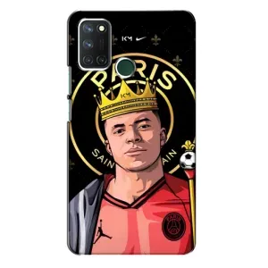 Чехол (TPU) с Футболистом на Realme 7i (Mbappe King)