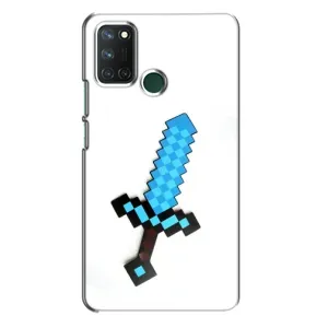 Чехлы для Realme 7i (Персонажи Майн Крафт) (Меч)